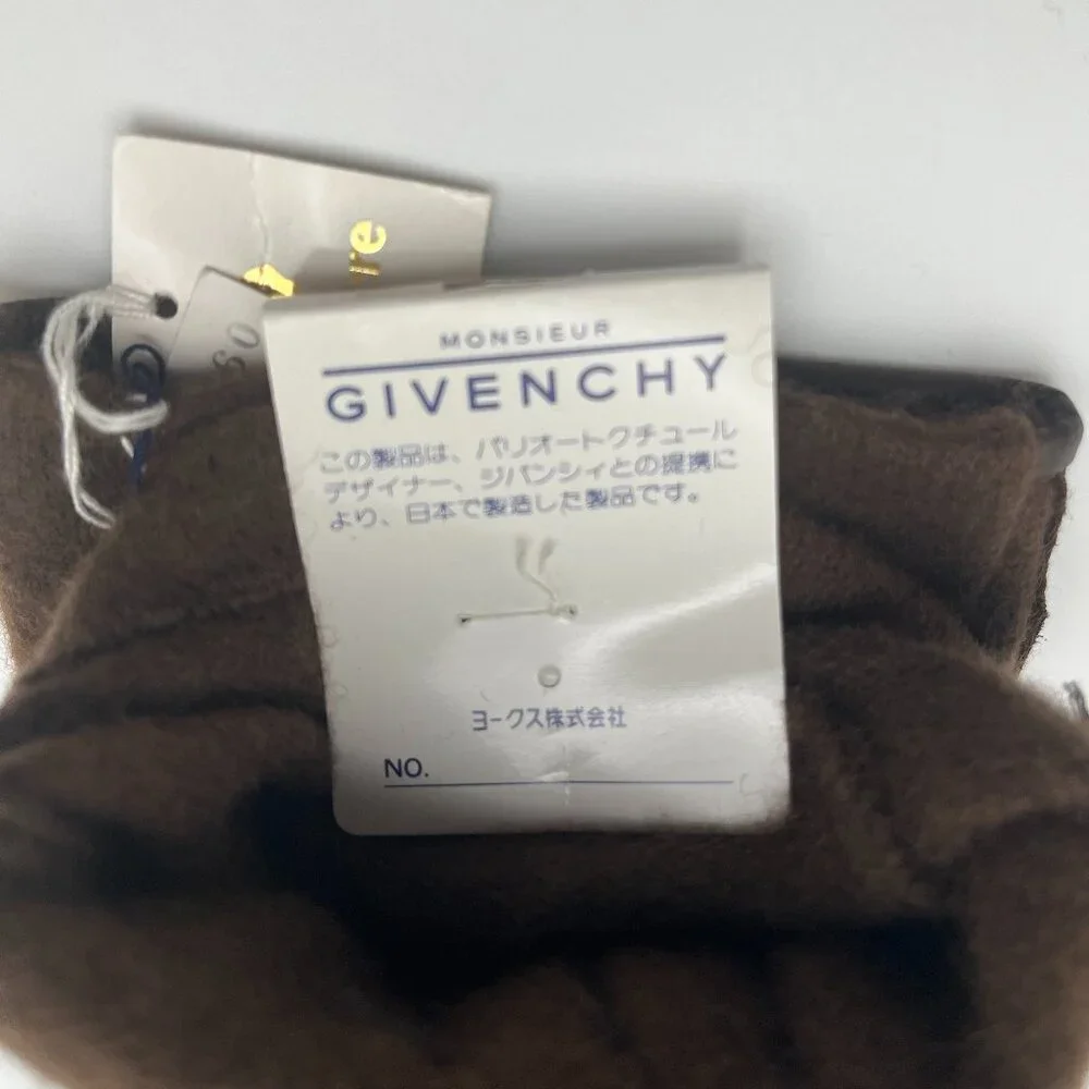 Men's Givenchy Leather and Cashmere Gloves - Picture 5 of 6
